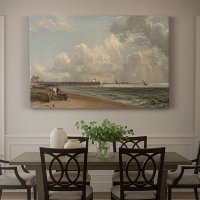 Chaîne, Brighton-John Constable-Toile tendue avec châssis-1827