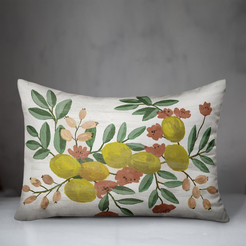 Floral Throw Pillow