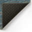 Tapis intérieur / extérieur en polyester tissé à la machine bleu / brun-202608454