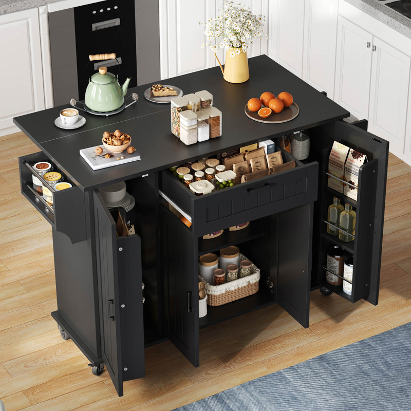 Kitchen Island, Black