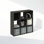 Armoire de rangement cubique Furinno Pelli, bibliothèque, bibliothèque, 9 cubes