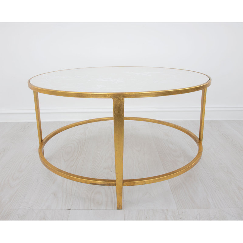 Augustine Coffee Table, Gold