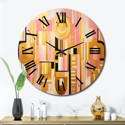 Horloge murale en métal