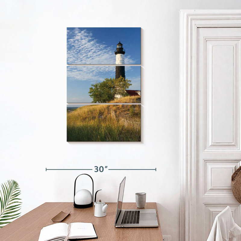 Phare Lilie Big Sable Point II, H 32 po x l 20 po