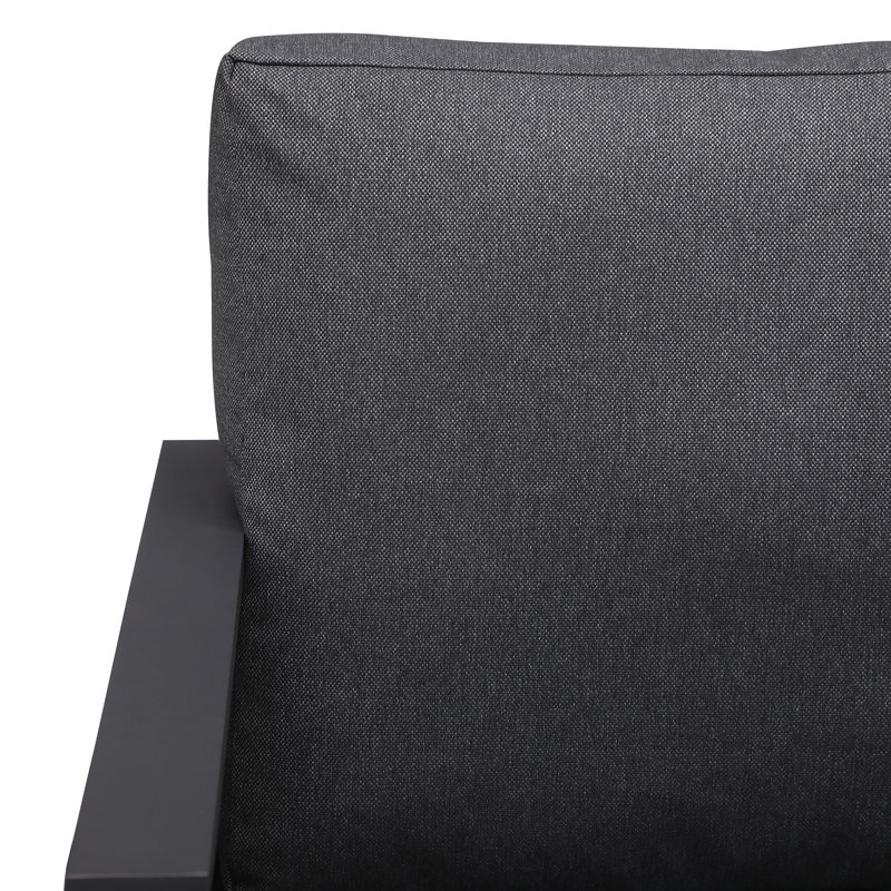 Canapé modulaire d'extérieur 96,85 po Pawni, Accoudoir à droite (vu de face)