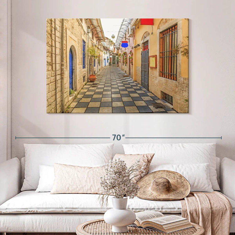 Stoa Liampei Street, 32" H x 48" W