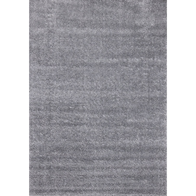 Brio Gray Tonal/Solid Polypropylene Stain Resistant Living Room Carpet