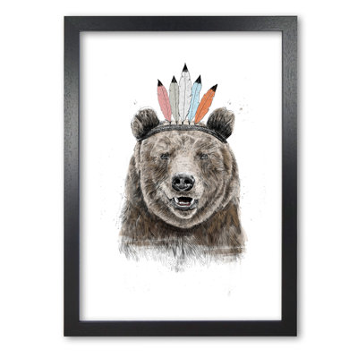 Festival Bear 1 Piece Wall Art