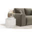 Two-seater square arms loveseat sofa-1401887447