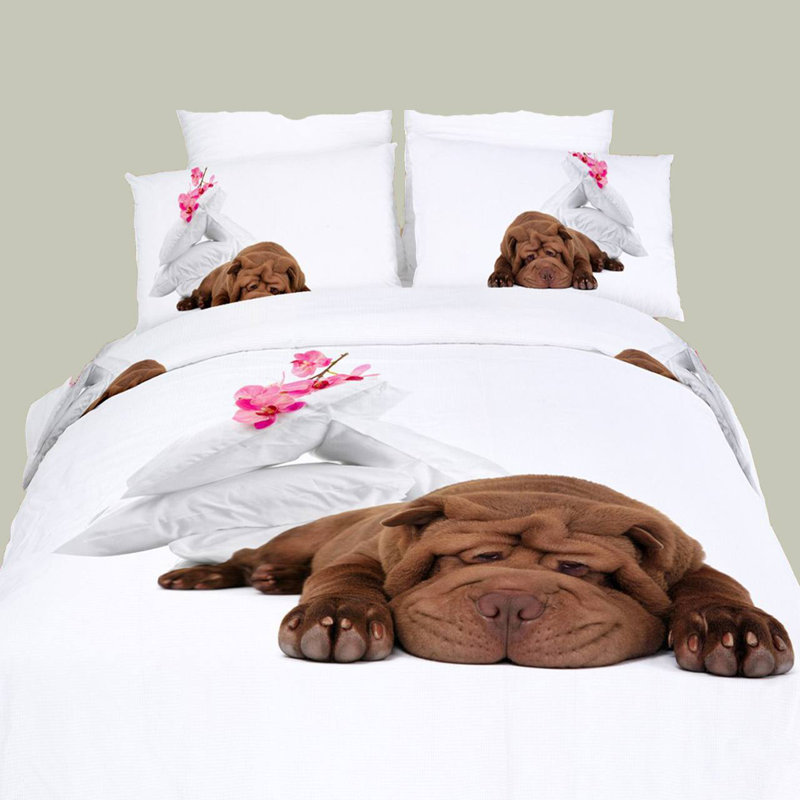 Ensemble de housse de couette Sleepy, Housse de couette pour grand lit et 5 pièces supp