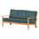St. Lucia Teak Outdoor 3 - Seater Sofa