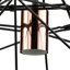 Schramm 1 - Light Black/Copper Geometric Pendant