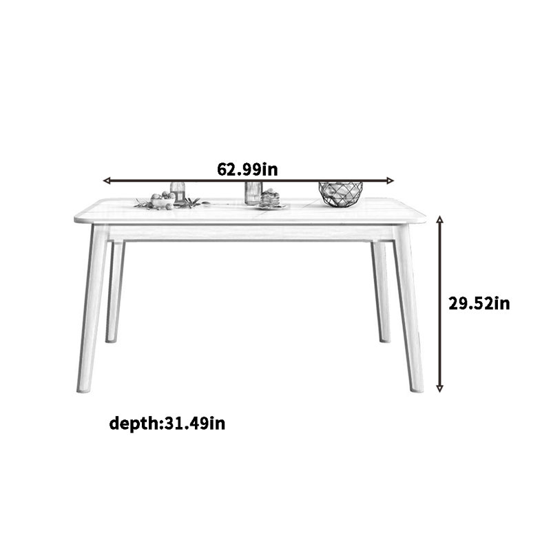 Deici, H 29,52 po x L 62,99 po x l 31,49 po