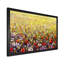 «Red Poppies Flower Field», reproduction sur toile flottante-375983213-375983214