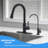 Lead-free Stainless Steel Drinking Water Faucet With 360° Swivel High-arc Spout-122065017