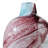 Hand-blown colored glass table modern vase with irregular ink and wash texture decorative fashionable vase-1936012498