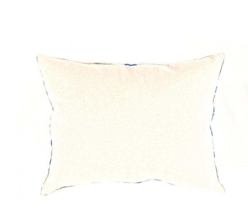Oasis Ikat Throw Pillow, 15"H x 30"W, Light Blue