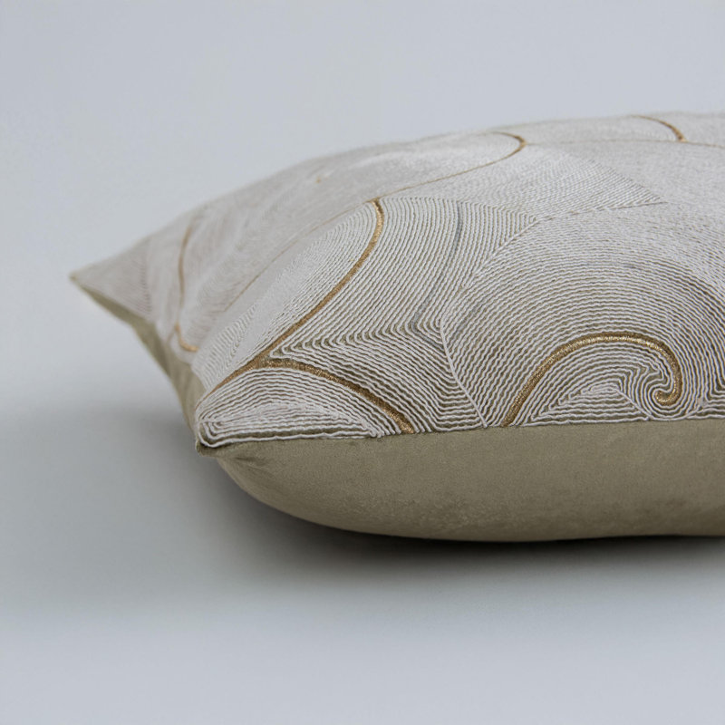 Down Filled Glam Accent Throw Pillow