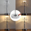 Lampe de bureau chromée 11,5 po Faycal