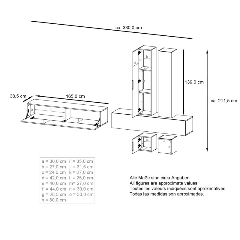 Ajo TV Stand, Blackberry/Black