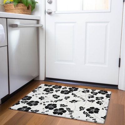 Tapis floral Premium lavable à la machine Diskin AMF1034