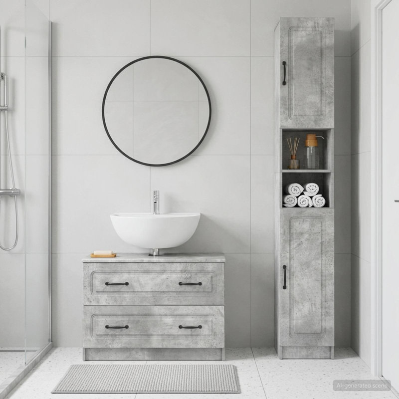 Bathroom Storage Furniture Set