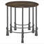 Table gigogne 3 pièces Natural and Gunmetal