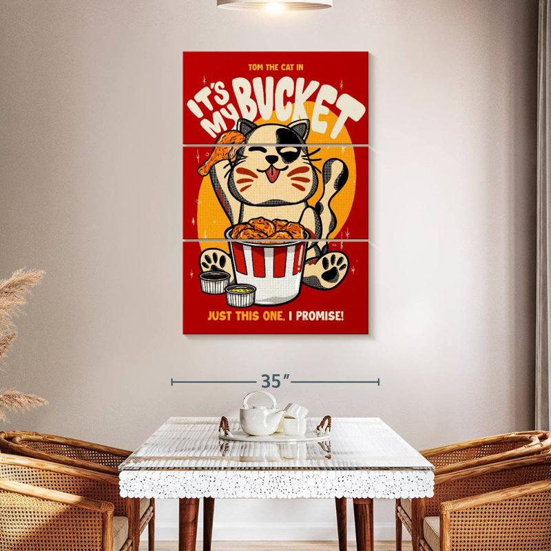 Yarlin It's My Bucket, 65" H x 42" W