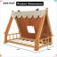 Lit simple pour enfant avec tente détachable, lanterneau et décorations pour enfants-1174482697