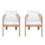 Ensemble de 2 chaises de salle à manger Matéria