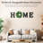Farmhouse Wall Home Sign with Artificial Eucalyptus for O Rustic Wooden Hanging Letters Decorative Wall Art Decor for Living Room Kitchen Entryway Housewarming Gift-64838781