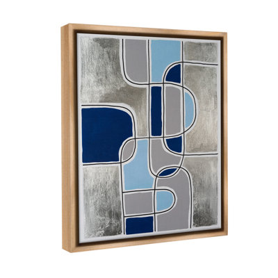 "Alternating Centric Shapes" par Michael Willett sur toile