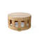 Circular Modular Teak 8 - Person Patio Conversation Sets with Sunbrella® Cushions
