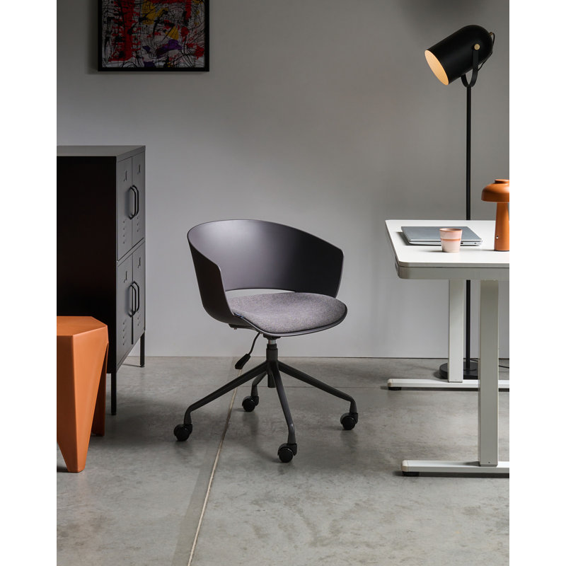 Polyester Office Chair, Grey