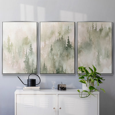 " Misty Mountain Sides " 3 - Pieces