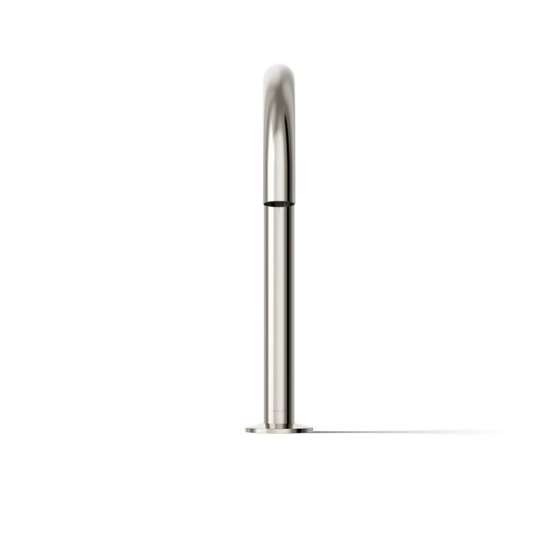 Components Deck-Mount Bath Spout With Tube Design, Polished Nickel