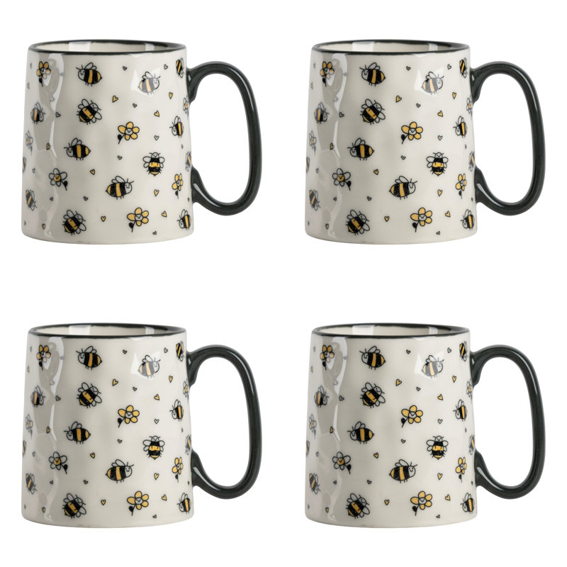 Grande tasse 10 abeilles Bella Street Strawberry