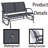 Najae 47'' Wide Rectangle Steel Loveseat