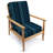 Sunbrella 22" x 45" Outdoor Deep Seat Cushion Set with Ties-1719693698