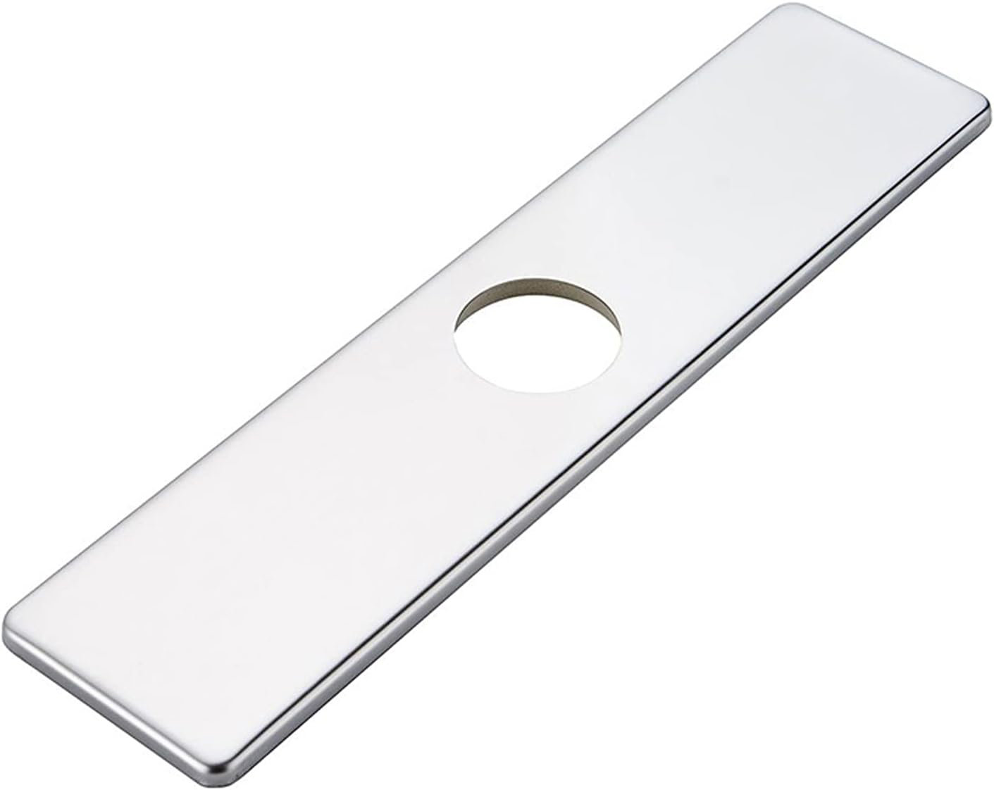 Greenspring Sink Hole Cover Brushed Nickel 10 Inch 1 Or 3 Hole Long