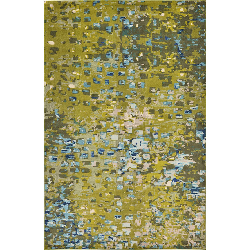 Meadow Abstract Indoor Rug, Rectangle 4' x 6'