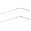 Paquet de 2 luminaires à panneau plat à DEL 2 x 4 pi, 6 000 lm, 50 W, plafonnier à DEL à fixation en surface avec température de couleur réglable de 3 500 K / 4 000 K / 5 000 K, pour salle de classe de bureau à domicile, testé selon les normes UL