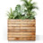 Galvanized Steel Metal Planter Box, Large Rectangular Planter Box with Drainage Holes, Modern Outdoor Planter Box for Indoor & Outdoor Use, Tall Plants, Flowers or Shrubs-1420004110-1430869437