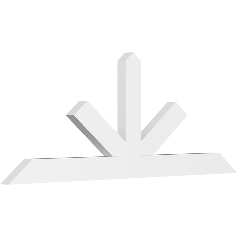 Support à pignon Saratoga, H 22,5 po x l 60 po (pas: 9/12), P 2 po x F 4 po, Signature uréthane