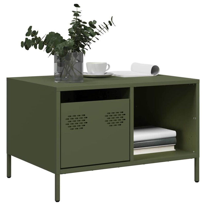 Withernsea Coffee Table with Storage, Olive Green