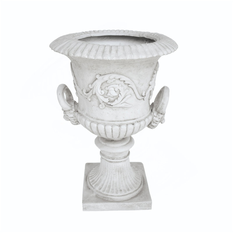 Garden Urn Planter, Antique White