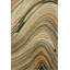 Tapis décoratif multicolore à motif abstrait ondulé Mira-2069067863