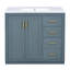 Meuble-lavabo 36 po avec lavabo en céramique-601816677