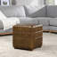 Carlo Square Leather Ottoman-1869743437