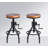 Kailar Adjustable Height Counter Stool with Metal Frame